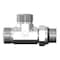 World Wide Fittings Male Flat Face O-Ring to Metric Male O-Ring Boss Adjustable to Male Flat Face O-Ring Run Tee 4716X10XM22X10 - alternate 1